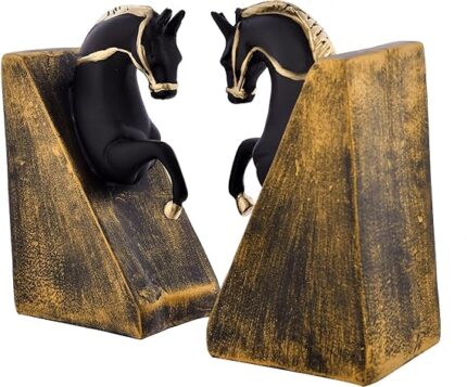 Horse Face Book Holder Statue for Home Decor Living Room showpiece figurine