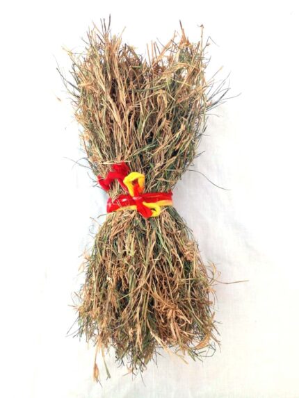 Puja And Havan Kund for Doob Grash Pack of 5 Bundle - Durva Ka Sukha Ghaas yag, puja & Hawan Ke Liye - Dry Doob Grass