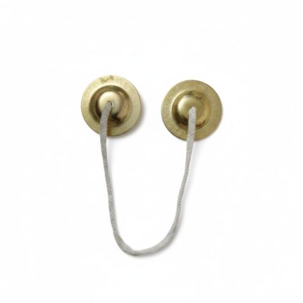 Traditional 3 Inch Manjira (Kartal) – Metal Hand Cymbals for Pooja, Temple Aarti, Bhajan, Kirtan & Meditation