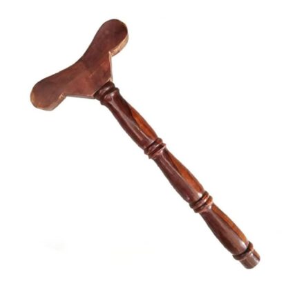 Yoga & Meditation Wooden Stick – Ergonomic Yoga Danda for Breath Control & Support