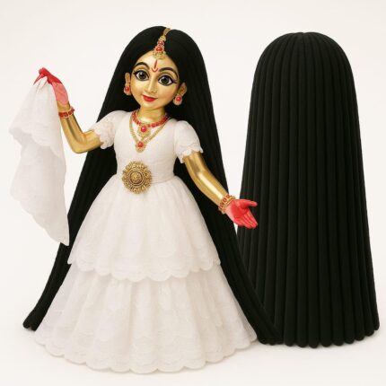 Laddu Gopal Hair, Hair for Bal Gopal, Hair Wig | size 0 to 10 number ( 2 pices )