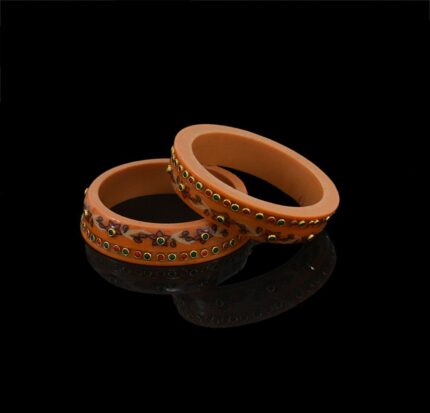 RAJASTHANI DHALUTAR KANGAN WITH FANTASTIC FLOWER DESIGN