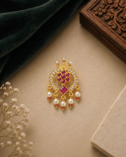 RAJASTHANI BESAR RED COLOR IN FLOWER DESIGN