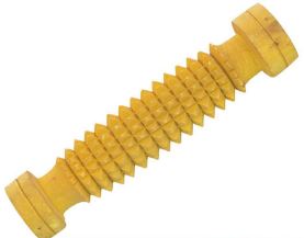 Acupressure foot roller wooden half